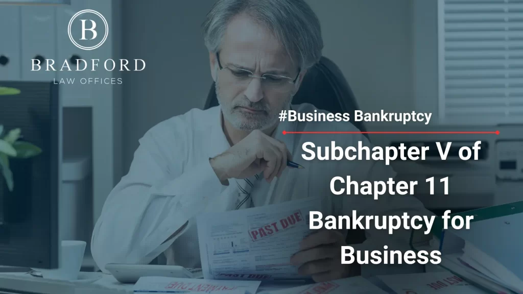 Subchapter V of Chapter 11 Bankruptcy for Business Image